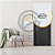 CJ CAMPAINHA CIGARRA BIVOLT (SOM) 4X2 - NOVARA GLASS BRANCO CROMADO - Imagem 2