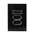 CJ INTERRUPTOR DUPLO SIMPLES + TOMADA DUPLA 10A (ESPECIAL) 4X2 - NOVARA GLASS PRETO BRILHANTE CROMADO - Imagem 1