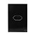 CJ CAMPAINHA CIGARRA BIVOLT (SOM )4X2 - NOVARA GLASS PRETO BRILHANTE CROMADO - Imagem 1