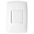 CJ INTERRUPTOR INTERMEDIARIO GRANDE 4X2 - BLUX HOME BRANCO - Imagem 1