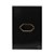 CJ CAMPAINHA CIGARRA BIVOLT (SOM) 4X2 - NOVARA GLASS PRETO BRILHANTE GOLD - Imagem 1