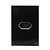 CJ ENTRADA USB 2.A COM SUPORTE 4X2 - NOVARA GLASS PRETO BRILHANTE OURO ROSE - Imagem 1