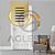 CJ INTERRUPTOR SEXTUPLO SIMPLES (ESPECIAL) 4X2 - NOVARA GLASS DOURADO CROMADO - Imagem 2