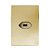 CJ ENTRADA USB 2.A COM SUPORTE 4X2 - GLASS DOURADO CROMADO - Imagem 1