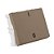 MODULO INTERRUPTOR BIPOLAR SIMPLES GRANDE-  RECTA FENDI - Imagem 1
