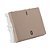 MODULO INTERRUPTOR BIPOLAR SIMPLES GRANDE - RECTA AREIA - Imagem 1