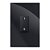 CJ INTERRUPTOR BIPOLAR SIMPLES VERTICAL 4X2 - RECTA BLACK GLOSS - Imagem 1