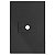 CJ PLACA FURO HORIZONTAL 4X2 - RECTA GRAFITE SATIN FOSCO - Imagem 1