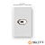 CJ ENTRADA USB 2.A 4X2 - NOVARA BRANCO C/ OURO ROSE - Imagem 1