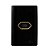 CJ ENTRADA USB 2.0 HORIZONTAL 4X2 - NOVARA PRETO BRILHANTE GOLD - Imagem 1