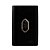 CJ TOMADA 20A VERTICAL 4X2 - NOVARA PRETO BRILHANTE OURO ROSE - Imagem 1