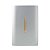 CJ INTERRUPTOR SIMPLES VERTICAL COM SUPORTE 4X2 - NOVARA PRATA GOLD - Imagem 1