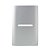 PLACA P/ 1 INTERRUPTOR HORIZONTAL C/ SUPORTE 4X2 -NOVARA PRATA - Imagem 1
