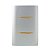 CJ INTERRUPTOR DUPLO SIMPLES 4X2 - NOVARA PRATA GOLD - Imagem 1