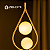 PENDENTE DE TETO LA VILE GOLD 2 LAMPADAS 2XG9 - HEVVY - Imagem 3