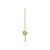 ARANDELA LED KATANA 3000K 18W BIVOLT GOLD - HEVVY - Imagem 1