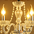 LUSTRE VALENTINA TRANSPARENTE PARA 5 LAMP - HEVVY - Imagem 3