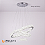 PENDENTE ALLIANCE CRISTAL - 3 ARGOLAS 93W 4000K LED INTEGRADO - HEVVY - Imagem 1