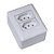 MT - CJ TOMADA DUPLA 10A SOBREPOR MONTADO - BLUX OVERLAP BRA - Imagem 1