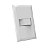 CJ INTERRUPTOR SIMPLES HORIZONTAL  4X2 - DOHA BRANCO - Imagem 1