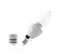 LAMPADA VELA TRANSPARENTE E14+E27 6W 6000K BIVOLT  LUMINATTI - Imagem 1