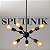 Lustre Sputnik 8 Lâmpadas E27 Preto - Alumínio Fosco - T.Y Iluminação - Imagem 2