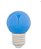 LAMPADA BOLINHA AZUL 1W 220V E27 - AAATOP - Imagem 1