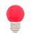 LAMPADA BOLINHA VERMELHO 1W 220V E27 - AAATOP - Imagem 1