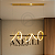 PENDENTE ANELLI 49W LED DOURADO 3000K - ORLUCE - Imagem 2