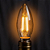Lampada Vela Filamento E27 G35 Ambar 4w- Aaatop Âmbar - Imagem 1