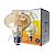 LAMPADA FILAMENTO PERA AMBAR G80 E27 4W - AAATOP - Imagem 2