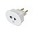 ADAPTADOR UNIVERSAL 2P 10A BRANCO - BLUX - Imagem 1