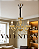 LUSTRE VALENTINA CHAMPANHE PARA 3 LAMPADAS - HEVVY - Imagem 2