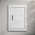 CJ INTERRUPTOR SIMPLES HORIZONTAL 4X2 DICOMPEL EKRON BRANCO - Imagem 1