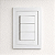 CJ INTERRUPTOR TRIPLO SIMPLES 4X2 - DICOMPEL EKRON BRANCO - Imagem 1