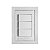 CJ INTERRUPTOR TRIPLO SIMPLES 4X2 - DICOMPEL EKRON BRANCO - Imagem 1