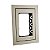 PLACA P/ 3 MODULOS COM SUPORTE 4X2 - DICOMPEL EKRON FENDI - Imagem 1