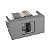 MODULO ENTRADA RJ45 CAT5 (REDE INTERNET) -  EKRON CINZA - Imagem 1