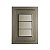 CJ INTERRUPTOR TRIPLO SIMPLES 4X2 - DICOMPEL EKRON FENDI - Imagem 2