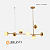 PENDENTE KEPNER 7 LAMPADAS GOLD G9 - HEVVY - Imagem 1