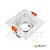 SPOT RECUADO GU10 BRANCO PARA DICROICA/MR16 ABS - LM1225 - Imagem 4