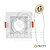 SPOT RECUADO GU10 BRANCO PARA DICROICA/MR16 ABS - LM1225 - Imagem 2