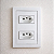 CJ TOMADA DUPLA ( 10A + 20A ) 4X2 - DICOMPEL EKRON BRANCO - EK-30000/53 - Imagem 1