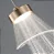 PENDENTE VOILE DOURADO 3 CORES QUENTE/ NEUTRO/ FRIO 7W - Imagem 5