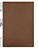 PLACA CEGA COM SUPORTE 4X2 - RECTA COBRE CORTEN SATIN FOSCO - BRS16347-3CC - Imagem 1
