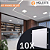 KIT 10 PAINEL DE LED - BRANCO FRIO/BRANCO QUENTE/BRANCO NEUTRO - 18W/25W - Imagem 1