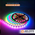 KIT FITA DE LED RGB 6O LEDS + FONTE DE TOMADA - Imagem 2