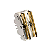 MODULO INTERRUPTOR DUPLO PARALELO (ESPECIAL) - DICOMPEL NOVARA  GOLD - Imagem 1