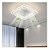 VENTILADOR LUSTRE DE TETO MODERNO QUADRADO BIVOLT 3 CORES C/ CONTROLE 48cm*48cm - XF-WYFSD - Imagem 2