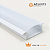 Perfil Slim Embutir Com Aba 30mm X 10mm, Branco - 1 Metro - Agimports - Imagem 1